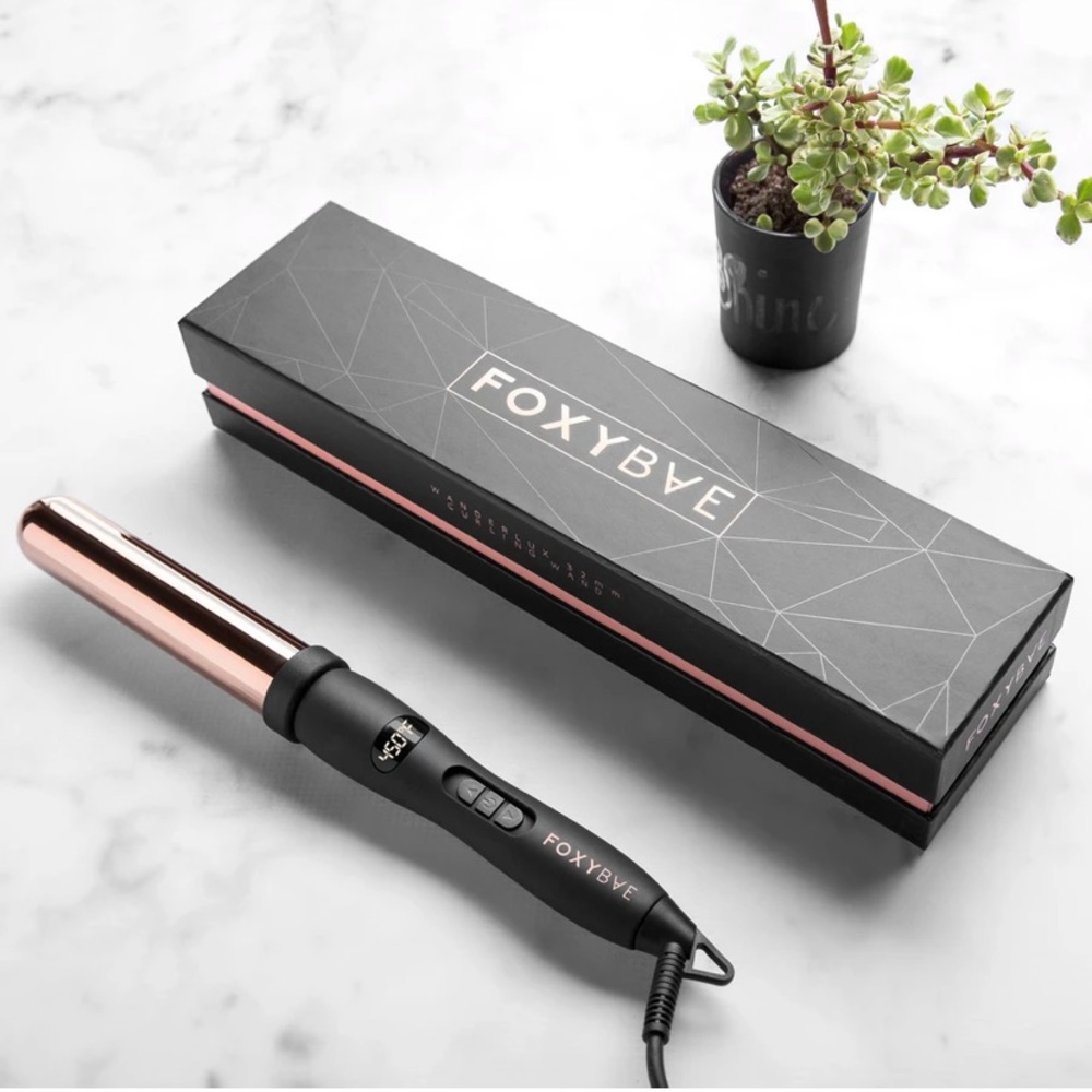 Foxybae 32mm Rose Gold Wand + Hair Mask